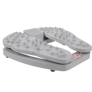 Массажер для ног акупунктурный вибрационный Plantar Acupoint Massager, портативный электрический вибромассажер с акупунктурными точками и 2 режимами массажа для снятия усталости и напряжения стоп Серый, DTE-443
