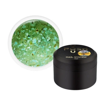 Гель You POSH Cotton Weed 05 с сухоцветами бирюзово-голубой 5 мл