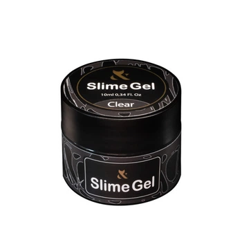 Гель-жвачка для объемных дизайнов F.O.X Slime Gel Clear прозрачный 10 мл