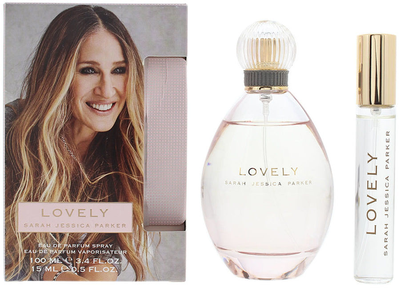 Zestaw damski Sarah Jessica Parker Lovely Woda perfumowana 100 ml + Miniaturka Woda perfumowana 15 ml (5060426158377)