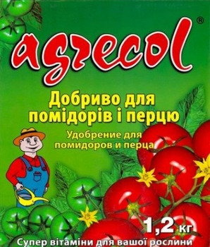 Удобрение Agrecol для помидоров и перца 1.2 кг (5902341612179)