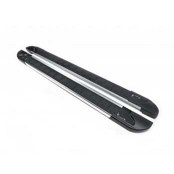 Боковые пороги RedLine (2шт., алюминий) Erkul на PEUGEOT e-2008, rln1183