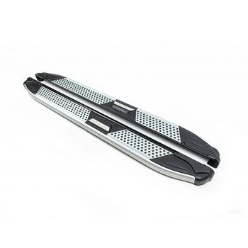 Боковые пороги Mevsim Grey (2шт., алюминий) Erkul на PEUGEOT e-2008, brr399