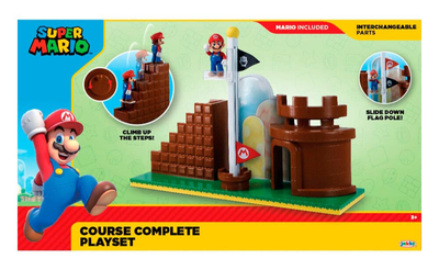 Игровой набор с фигурками Jakks Pacific Super Mario Bro Конец уровня (0192995424357)