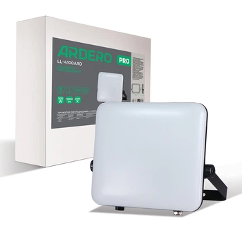 Світлодіодний прожектор Ardero LL-4100ARD PRO 100Вт 6500K чорний (8081)