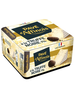 Сир із чорним трюфелем Pave d'Affinois 60% м'який з білою скоринкою 200г