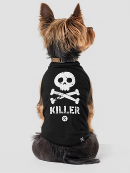 Майка для собак DubAnimals Killer Черный XS (KIL-DS-B-XS)