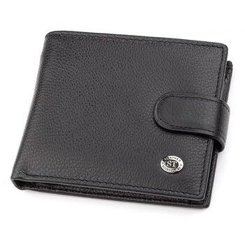 Мужской кошелек ST Leather ST103 кожаный Черный (18311)