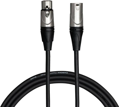 Кабель микрофонный Cascha CCA-M1BK6 (Advanced Line Microphone Cable, Black, 6 м)