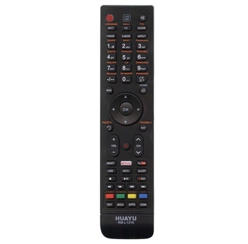 Пульт для телевизора HISENSE HUAYU RM-L1316 универсальный Smart TV,3D, YouTube, Netflix