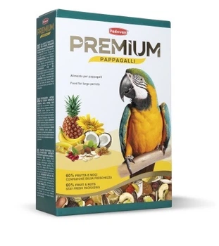 Корм для крупных попугаев Padovan Premium Pappagalli, 500 гр