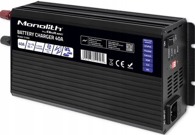 Зарядное устройство для аккумуляторов LiFePO4 AGM GEL SLA 40A 12V Qoltec