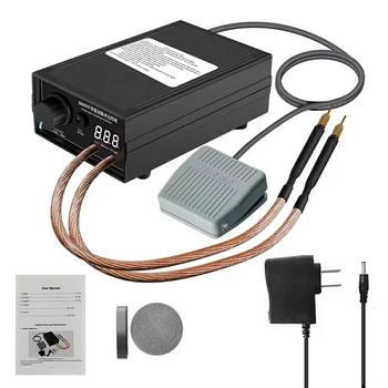 Портативный аппарат точечной сварки Stroem 8000W до 0,3mm для аккумуляторов 18650 с педалью