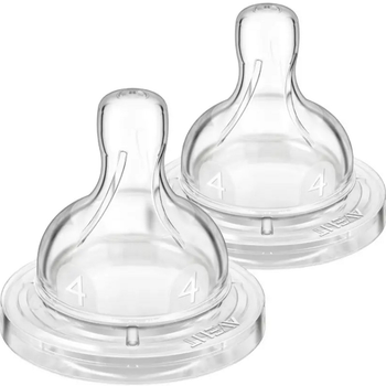Соска силіконова Philips AVENT Анти-Колік, швидкий потік, від 6 міс., 2 шт.