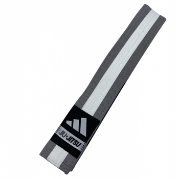 Пояс для джиу-джитсу Adidas Jiu Jitsu Belt (adiBJJB-K) Grey/White M2