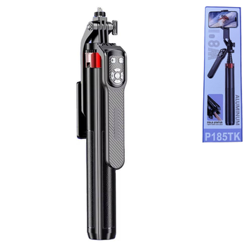 Штатив монопод із пультом на чотирьох ніжках 43-180 см AC Prof P185TK Selfie stick Aluminum