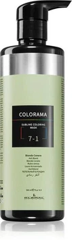 Маска Kleral System Colorama 7.1 Пепельный блонд для тонирования и коррекции цвета волос, 500 мл