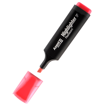 Маркери 12 шт. Highlighter D2501 1-5 мм клиноподібний рожевий 4250804843884
