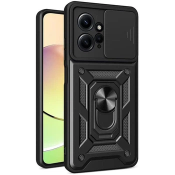Протиударний броньований чохол із захистом камери для Xiaomi Redmi Note 12 (Redmi Note 12 4G) Armor Case Keysion чорний