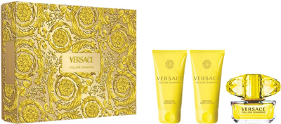 Zestaw damski Versace Yellow Diamond Woda toaletowa 50 ml + Żel pod prysznic 50 ml + Lotion do ciała 75 ml (8011003893270)