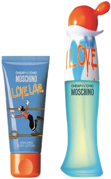 Zestaw damski Moschino Cheap & Chic I Love Love Woda toaletowa 30 ml + Lotion do ciała 50 ml (8011003893744)