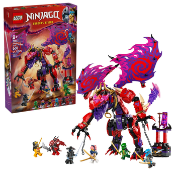 Конструктор LEGO NINJAGO Дракон Хаосу Громозуб 668 деталей (71832)