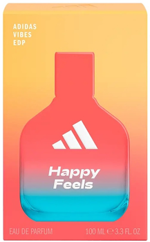 Woda perfumowana unisex Adidas Vibes Happy Feels 100 ml (3616305447159)