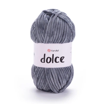 Пряжа для в'язання YarnArt Dolce 760 Темно-сірий
