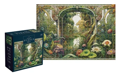Пазли тришарові Secret Garden 3, розмір 33х46 см ., 500 шт.ІNTERDRUK