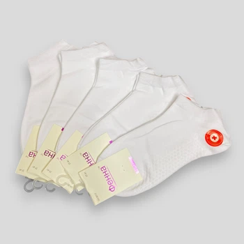 Носки белые короткие унисекс 37-41 Фенна (JGH-B017I) 5 пар