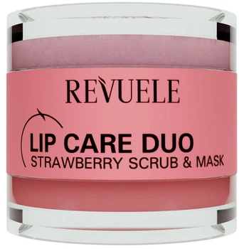 Маска та скраб для губ REVUELE Glow Twist Lip Care Duo Strawberry 5 г + 3.5 г (5060565109315)