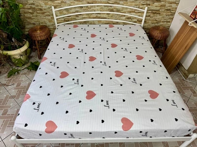 Простирадло на резинці Love 160х200 см бязь