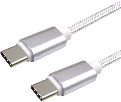 Kabel Winner Group USB Type-C - USB Type-C 1 m White (8591194093128)