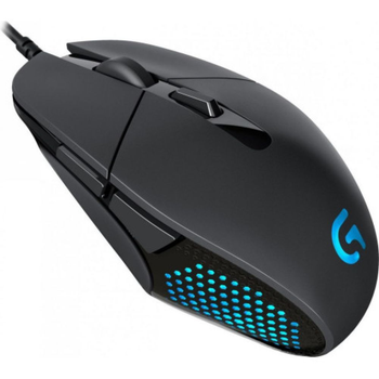 Ігрова USB миша Logitech G302 чорного кольору з підсвічуванням і високою точністю