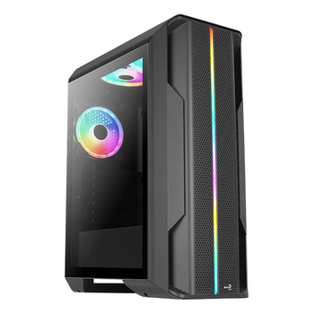 Корпус AeroCool Splinter Duo-G-BK-v1 Black без БЖ (445542)