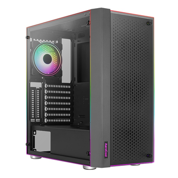 Корпус AeroCool Skribble-G-BK-v1 Black без БЖ (435704)
