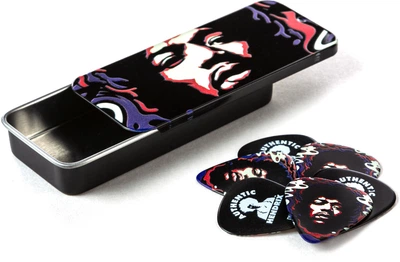 Набор медиаторов Dunlop JH-PT15H Jimi Hendrix Star Haze Pick Tin Heavy 6 шт (R128410)