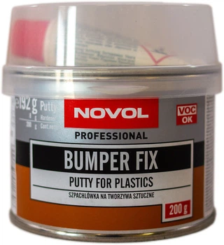 Шпаклевка для пластика 0.2 кг NOVOL Bumper Fix (темно-серая)