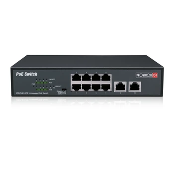 Неуправляемый PoE-коммутатор Provision ISR PoES-08120C+2I-V2