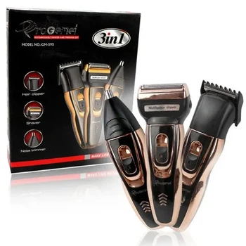 Набор для стрижки Gemei GM 595 Hair Trimmer Тример электробритва с насадками