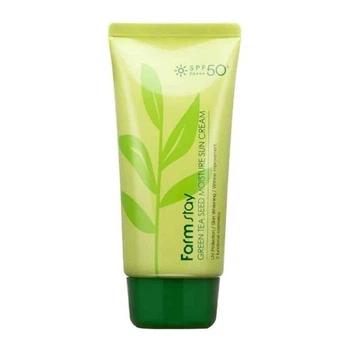 Солнцезащитный увлажняющий крем с семенами зеленого чая - FarmStay Green Tea Seed Moisture Sun Cream SPF 50+ Pa+++ 70 мл