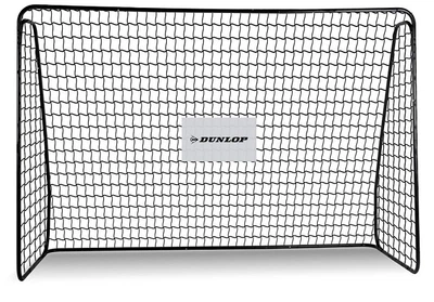Футбольные ворота Dunlop с сеткой 300x205x120см черный (2006642)