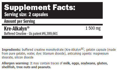 Kreatyna Amix Kre-Alkalyn 150 kapsułek (8594159531611)