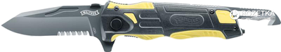 Кишеньковий ніж Walther Rescue Knife Black/Yellow (5.2012)