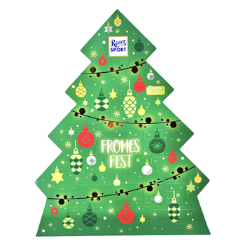 Новорічний адвент календар Ritter Sport advent calendar, 208 г