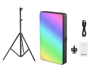 W140 RGB - кольорове відеосвітло + штатив 2.1 м