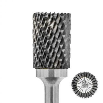 Борфреза тип B циліндр із торцевим зубом 14*25*6 mm