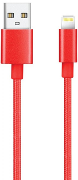 Kabel Winner Group USB Type-A - Lighting 1 m Red (8591194092503)