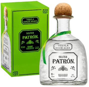 Текіла Patron Silver 0.7 л 35% в подарунковій упаковці (721733005888)