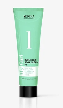 Крем для укладки вьющихся волос легкой фиксации 1 - Sedera Professional My Curl Curly Hair Style Cream 150ml (1206288-1570868685-2)